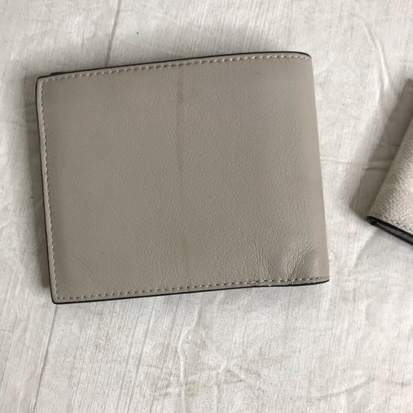 coach men wallet cream and white - Picture 3 of 8